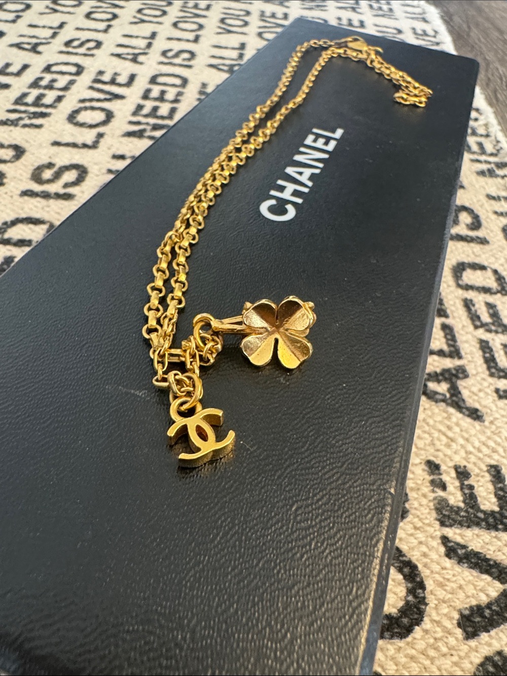 ✨ CHANEL Gold Charm Necklace ✨